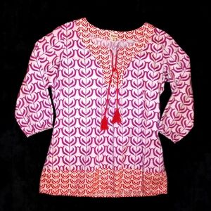 Hatley Peasant Top Drawstring with Tassels